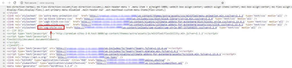 Spectra CSS in External File