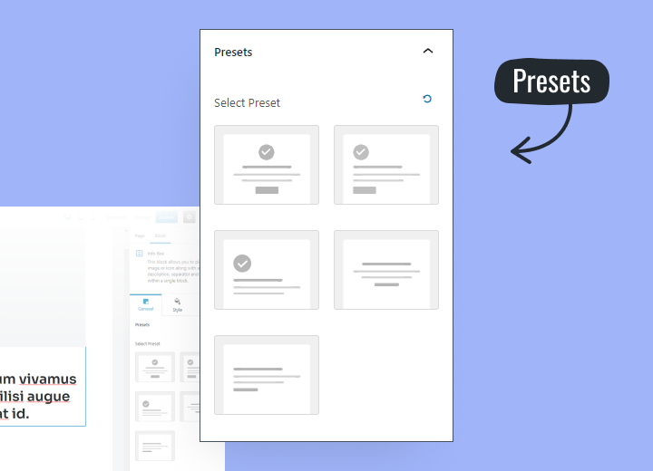 block presets