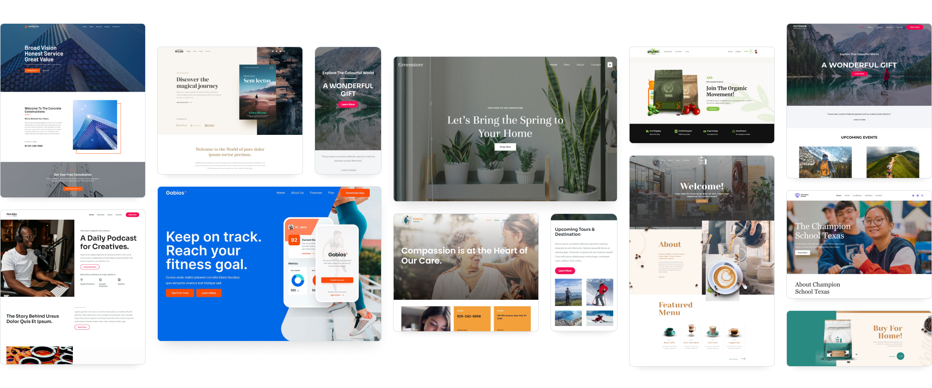 Templates showcase