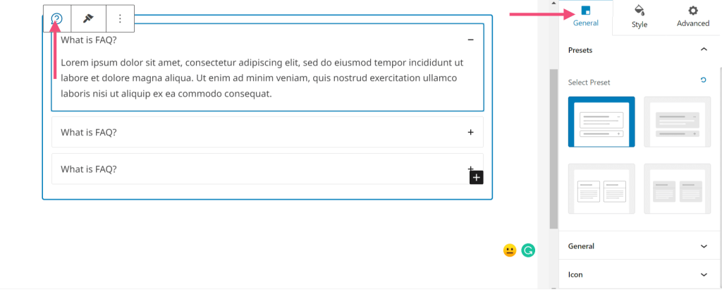 FAQ – Schema/ Accordion