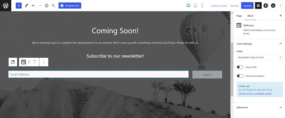 WPForm added