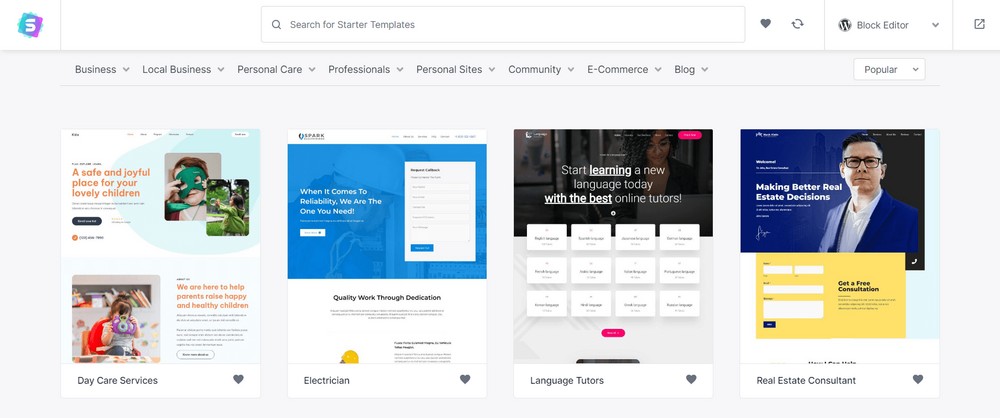 Starter Templates