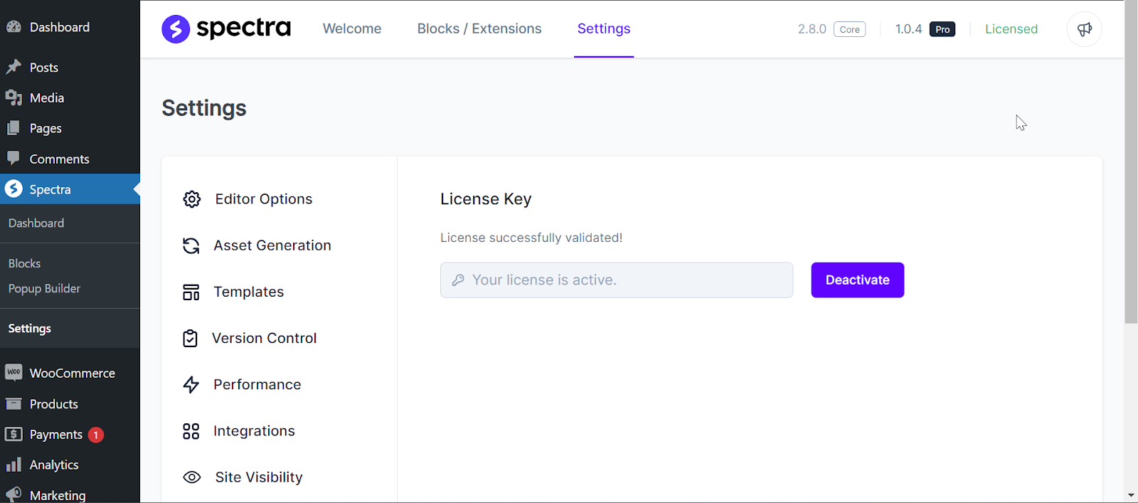 How to Activate Spectra Pro License