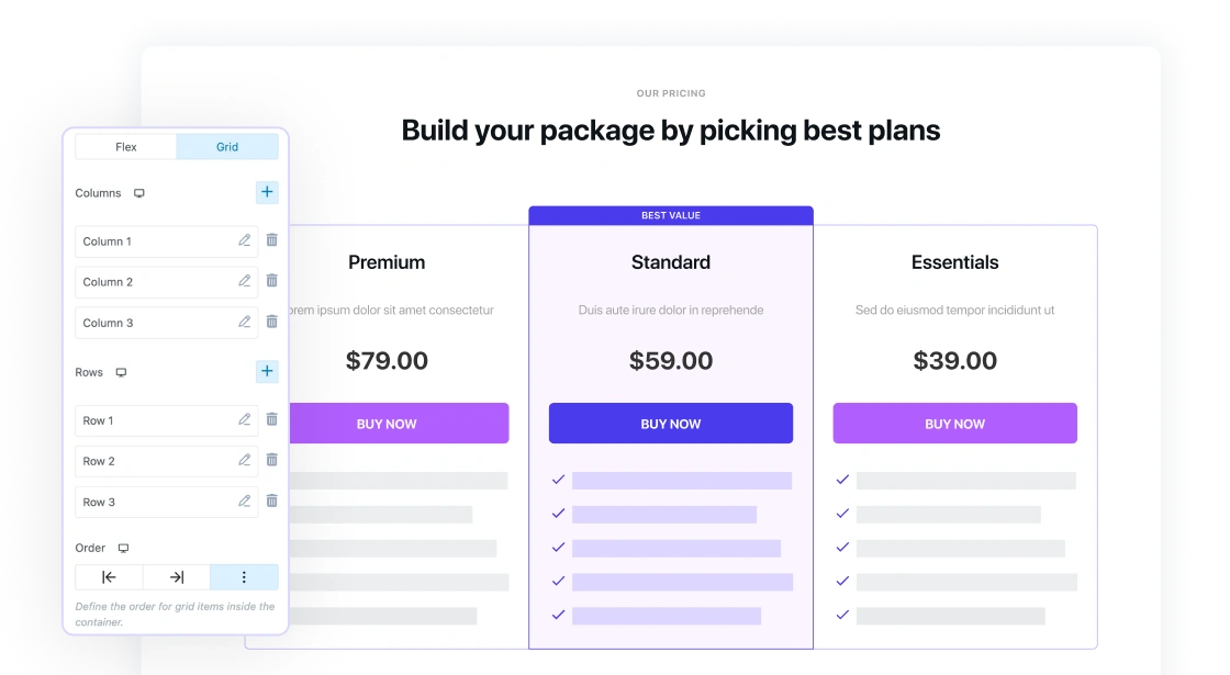 Build Custom Tables Easily