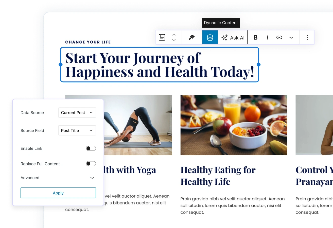 Dynamic Content Image