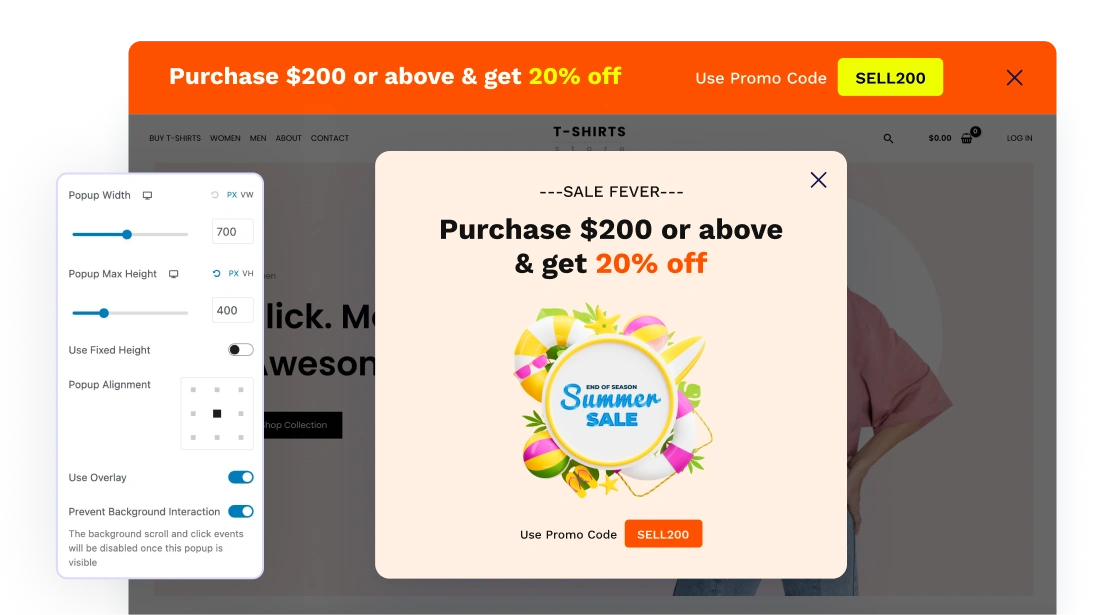 Info Bars and Popups