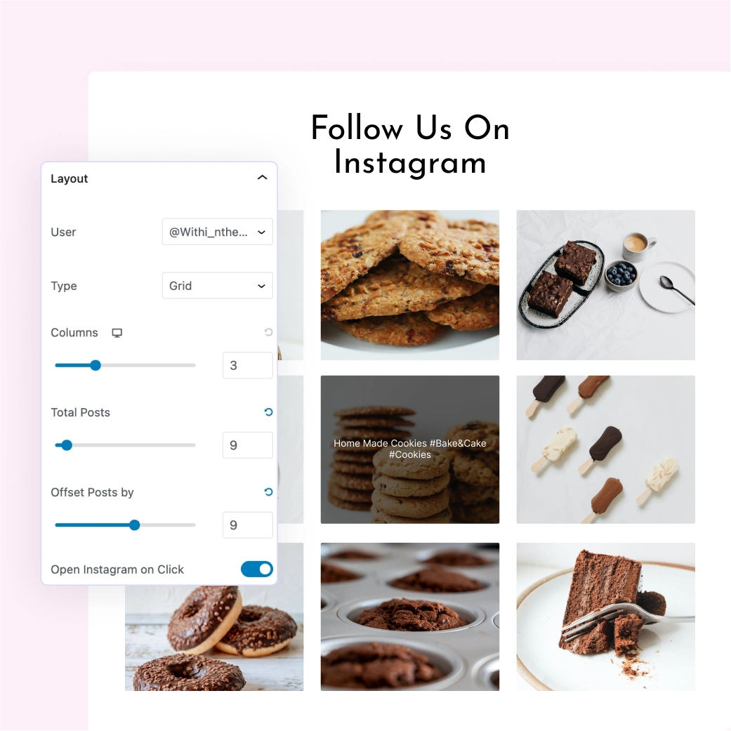 Instagram Block