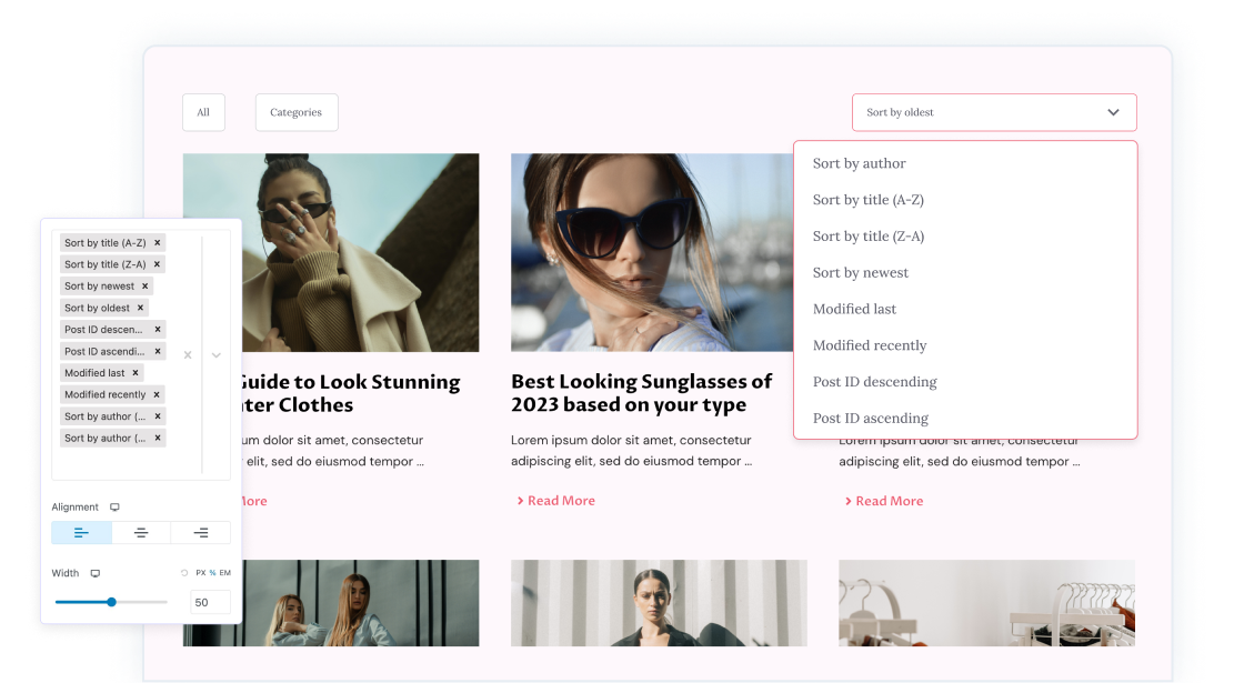 New Variations for Filters