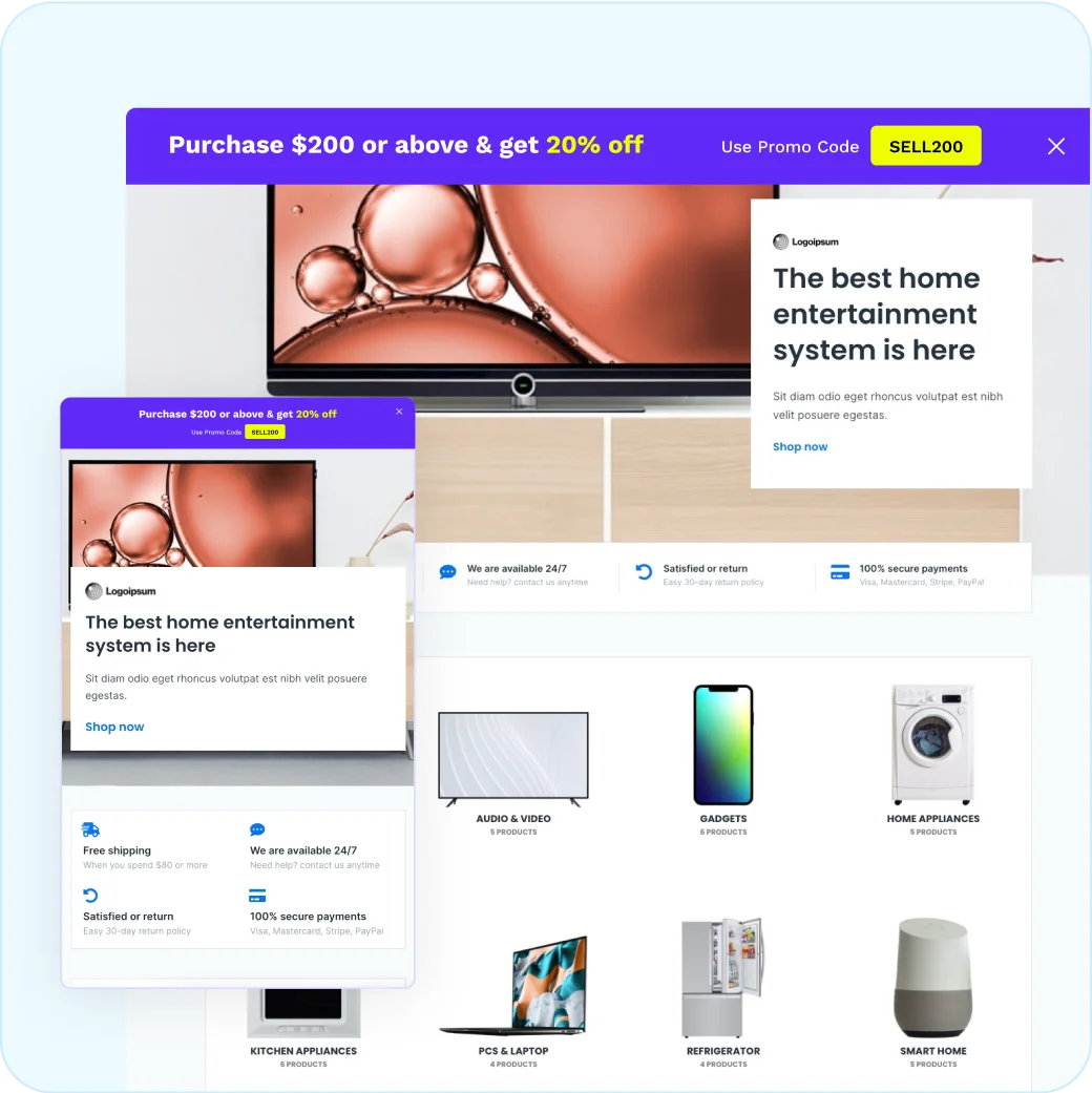 Popups for Every Screen