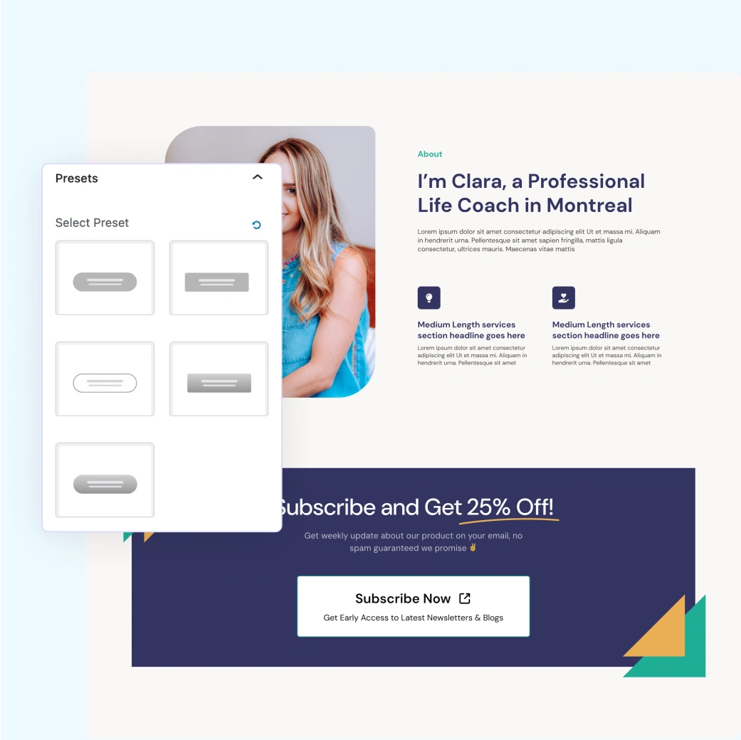 Maketing Button